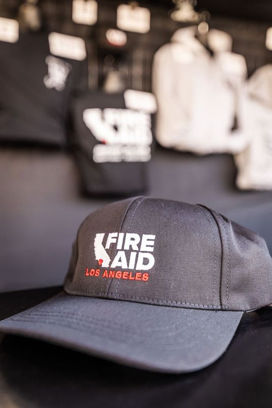 Hat with FireAid Logo